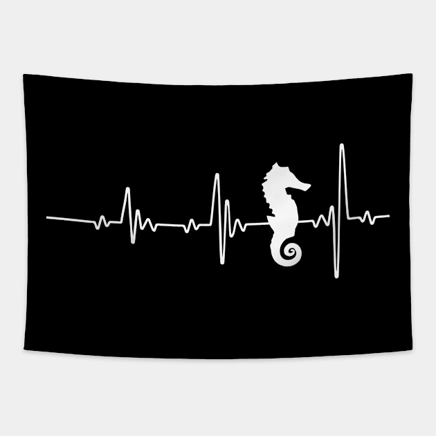 seahorse Tapestry by CreativeShirt