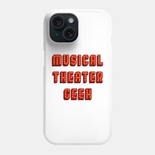 Musical theater geek (broadway) Phone Case