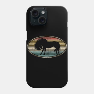 Horse Lovers. Funny Vintage Animals Lovers Design Phone Case