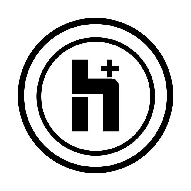 H Plus 2 (Large) by TranshumanTees