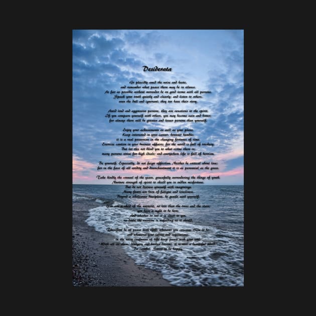 Desiderata Poem By The Sea by dalekincaid