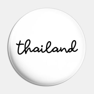 thailand - black Pin