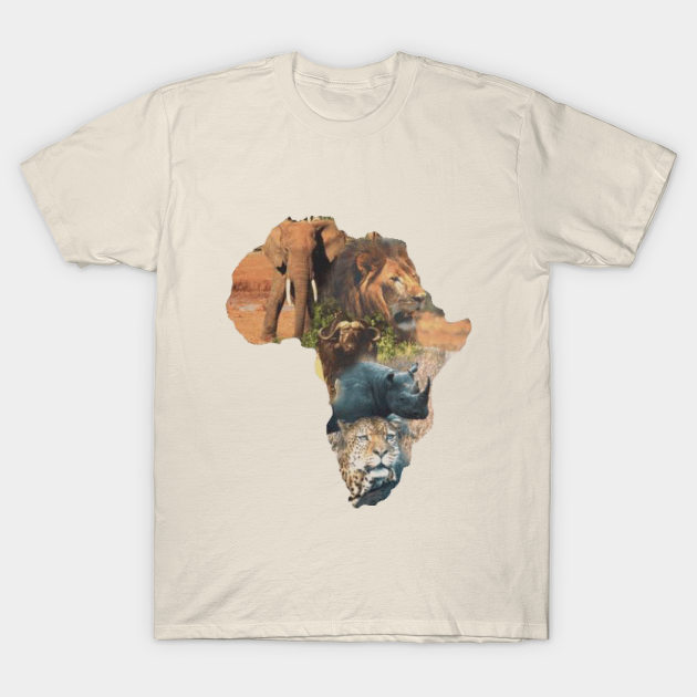 Raad Ongemak vruchten Big 5 Africa - Africa - T-Shirt | TeePublic