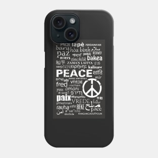 PEACE has many expressions Phone Case