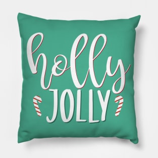 Holly Jolly Christmas Pillow