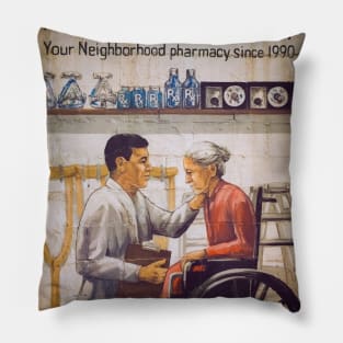 Street Art, Williamsburg, Brooklyn, NYC Pillow