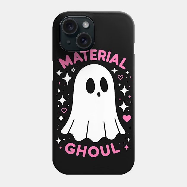 material ghoul for dark shirts Phone Case by hunnydoll