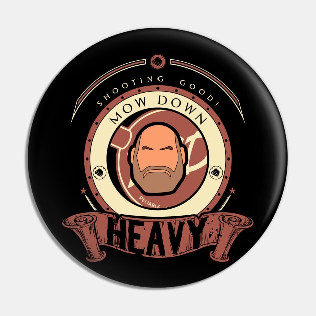 Heavy - Red Team Pin by FlashRepublic