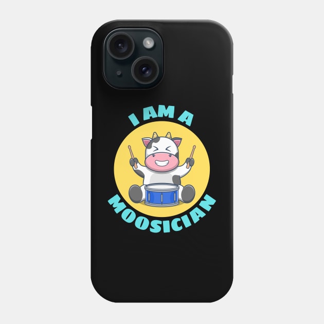 I Am A Moosician | Cow Pun Phone Case by Allthingspunny