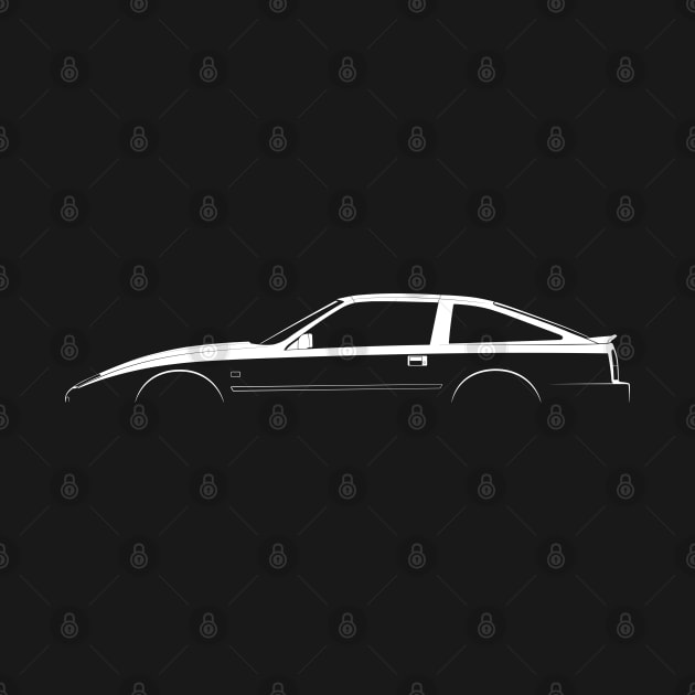 Nissan 300ZX (Z31) Silhouette by Car-Silhouettes