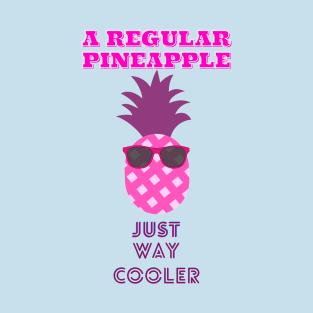 cool pink pineapple sunglasses T-Shirt