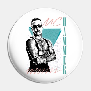 MC Hammer / Retro Style Fan Art Design Pin