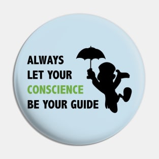 Cricket Conscience Pin