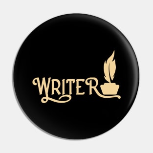 Author Writing Poet Writer Pin