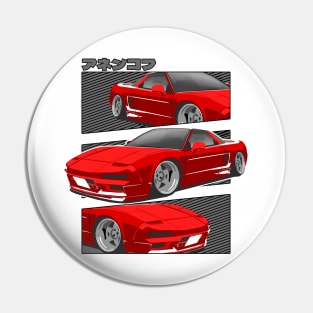 Red Honda NSX Pin