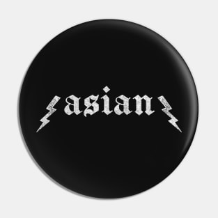 Asian / Faded Type Design Pin