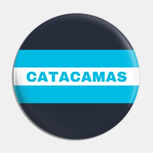 Catacamas City in Honduras Flag Colors Pin