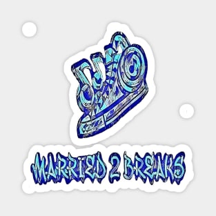 Married2Breaks Custom Designed "Break Ice" Logo Magnet