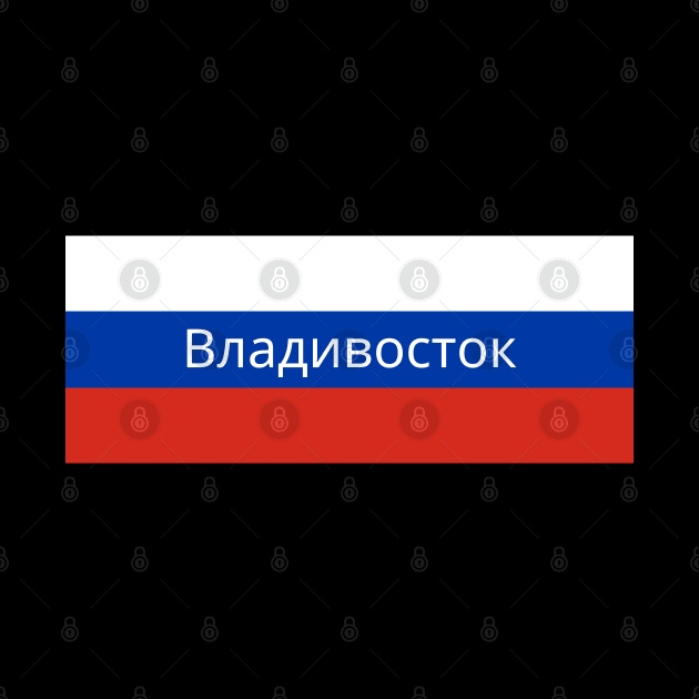 Vladivostok City in Russian Flag by aybe7elf