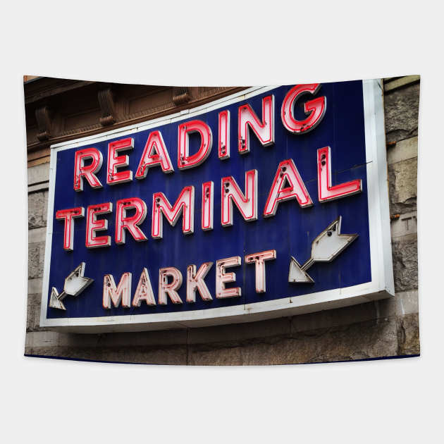 Reading Terminal Market Tapestry by Tess Salazar Espinoza