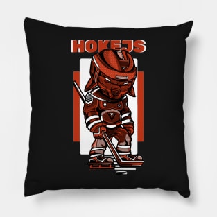 Hokejs Black Pillow