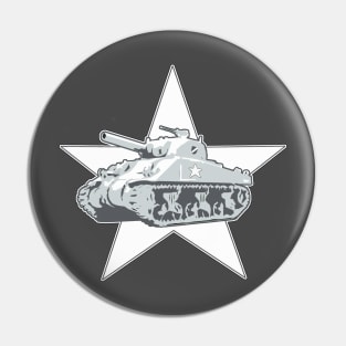 SHERMAN TANK - Arctic Warfare Pin