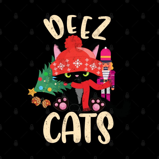 Deez Cats Nutcracker Christmas Funny Nuts Cats by alcoshirts