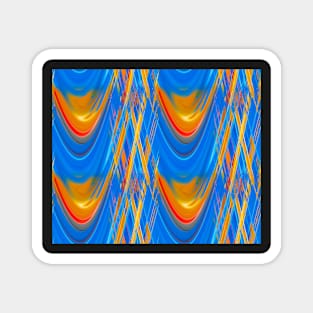 Bright and Cheerful Abstract Magnet