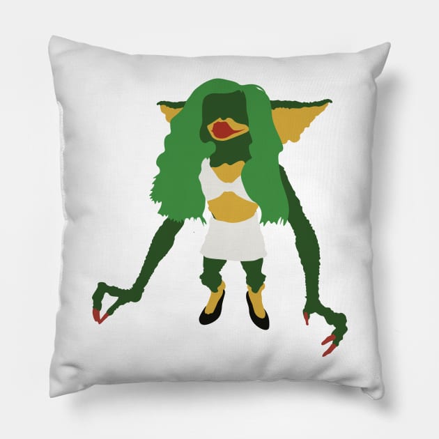 Lady gremlin Pillow by FutureSpaceDesigns