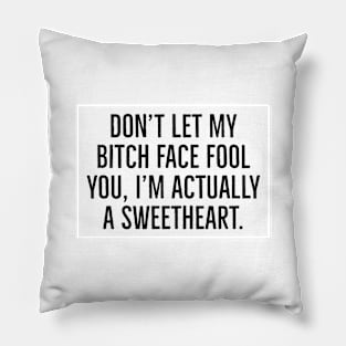 funny phrase Pillow