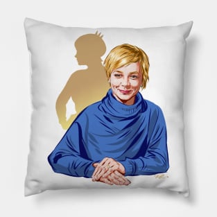 Carey Mulligan - An illustration by Paul Cemmick Pillow