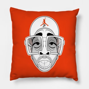 Mars blkwht Pillow