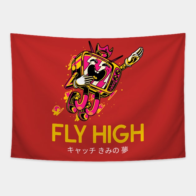 Fly High Tapestry by TheWaySonic