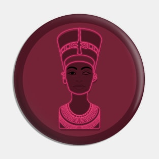 Nefertiti Queen of Neon Pin