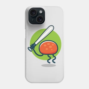 Jellyfish Love Baseball Phone Case