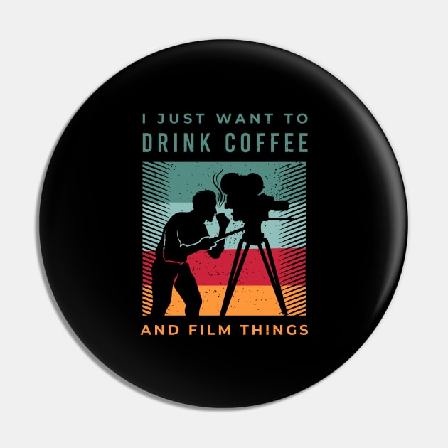 Filmmaker Costume for a Coffee Loving Film Editor Pin by AlleyField