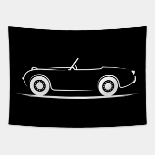 Austin Healey Sprite Bugeye Whiet Tapestry