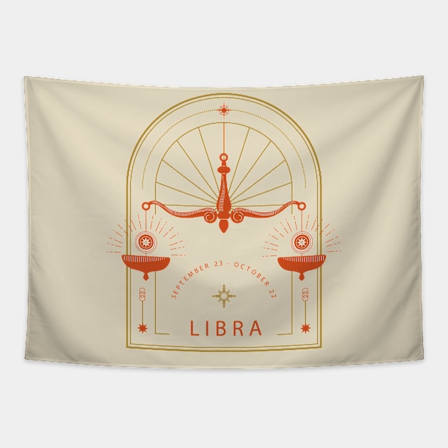 Libra Tapestry by Javio