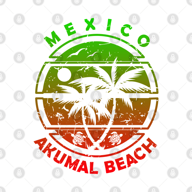 Mexico Akumal Beach (Riviera Maya) – Summer Palm Trees by Jahmar Anderson