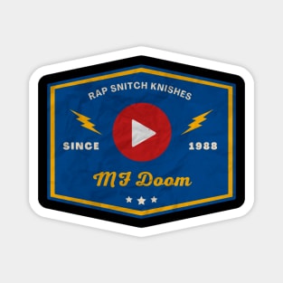 Mf Doom // Play Button Magnet