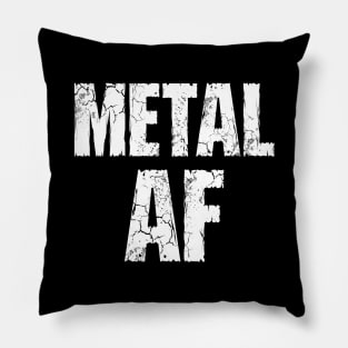 Metal AF Heavy Metal Music Pillow