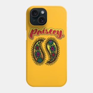 Paisley Yellow Phone Case