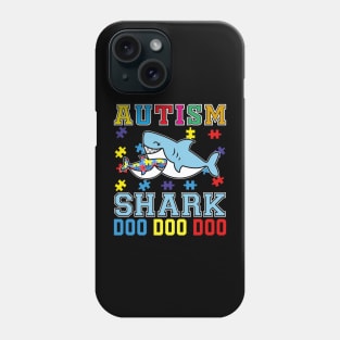 Autism Shark Puzzle Awareness Day Phone Case