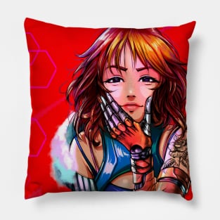 Cyberpunk-girl Pillow