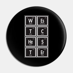 Westchester | Periodic Table Pin