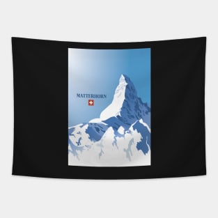 Matterhorn,Zermatt,Switzerland,Ski Poster Tapestry