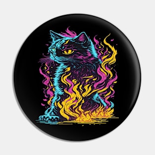 cool cat Pin