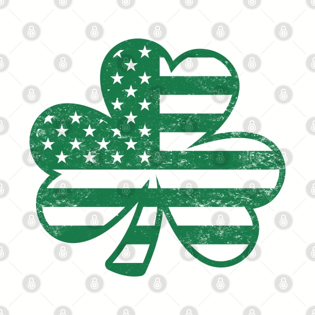Irish American Pride - Shamrock American Flag by TwistedCharm
