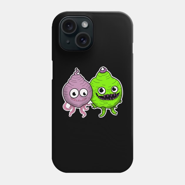 Tur & Nip Phone Case by BadDrawnStuff