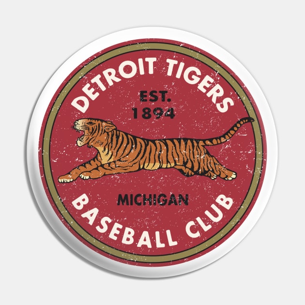 Detroit Tiger Balm by Buck Tee Pin by Buck Tee